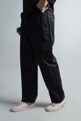 Straight Fit Cargo | Black