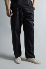 Straight Fit Cargo | Black