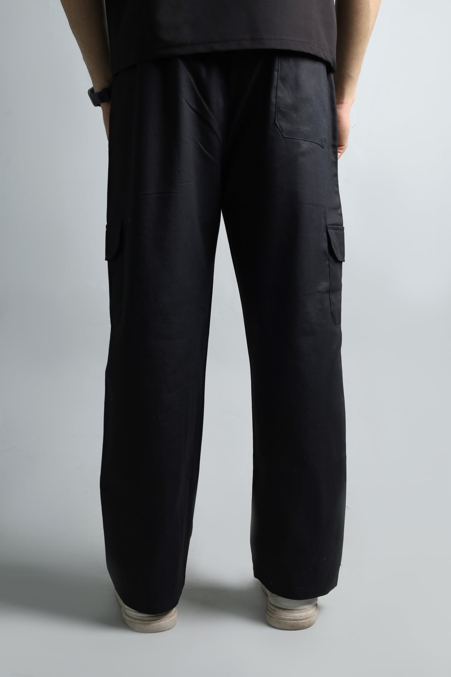 Straight Fit Cargo | Black