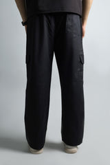 Straight Fit Cargo | Black